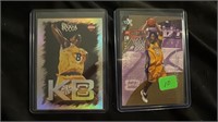 2 Cards Lot of Kobe Bryant #92 KB
