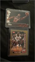 2 Cards Lot of Michael Jordan 2003-04 UD #6-23