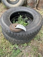 (2) 14" tires