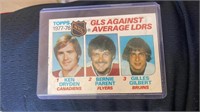 1977-78 Topps NHL GLS Against Average Leaders Ken