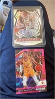 2 Cards Lot of Tyrese Haliburton Prizm pink and si