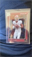 Bryce Young Donruss Clearly Rated Rookie Crimson T