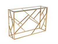 Paloma Console Table Gold $760