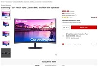 Of3127 Samsung 27 Curved FHD Monitor
