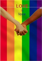 (Sealed/New)New Love Is Love Rainbow Pride Garden
