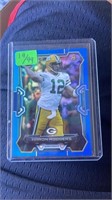 Aaron Rodgers Bowman blue /99