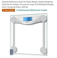 Etekcity Bathroom Scale for Body Weight