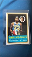 1972-1973 /Second Team ABA All Stars Ralph Simpson