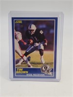 1989 Score Football Tim Brown Oakland Raiders