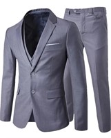 Size : XXL, Suit Vest Pants 3 Pieces Sets/Men's