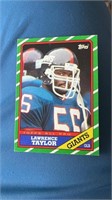 1986 Topps All Pro Lawrence Taylor Giants #151