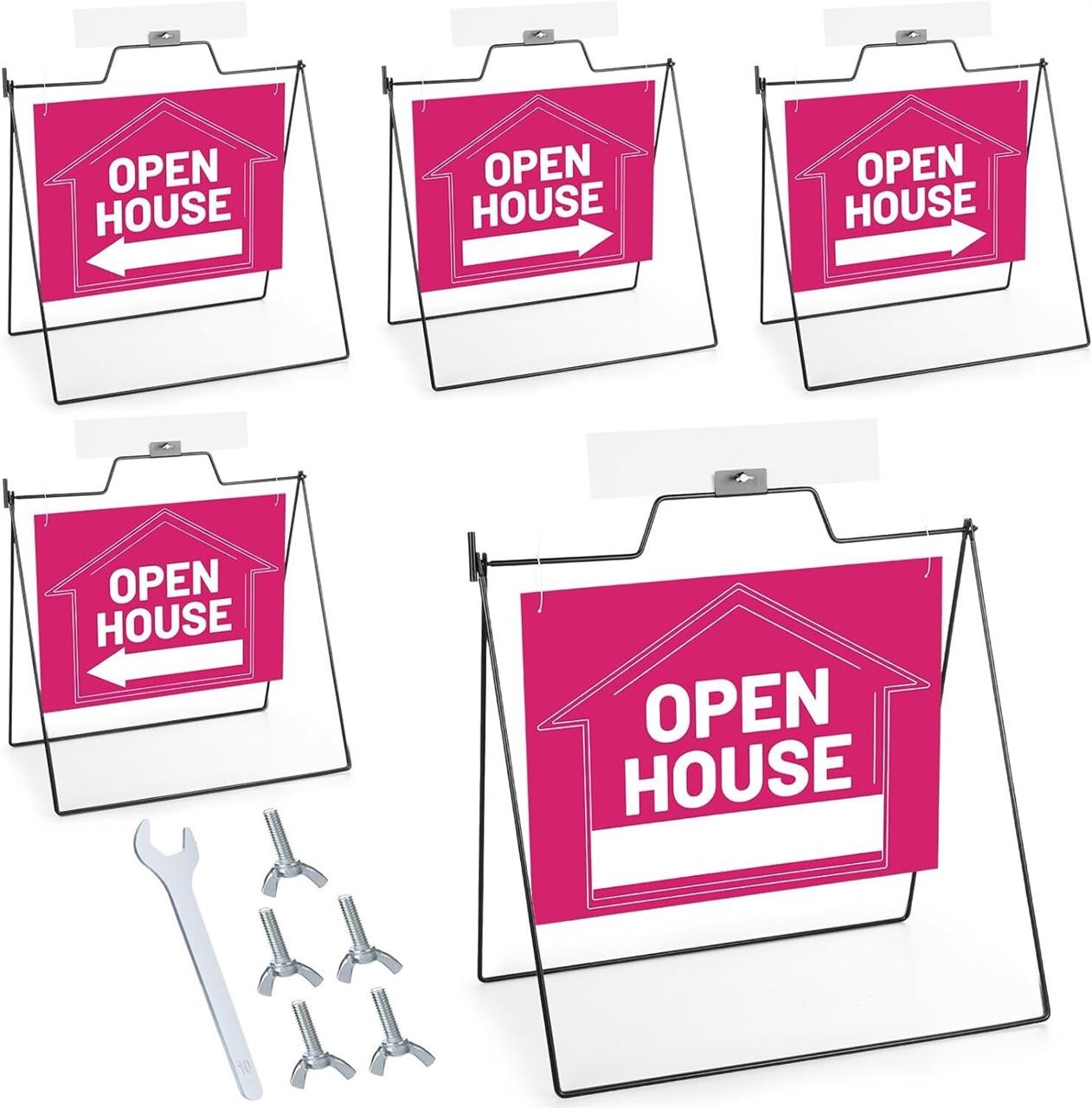 Open House Signs Set 30' x 28' & 24'x18'