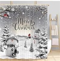 (New) Winter Christmas Shower Curtain for