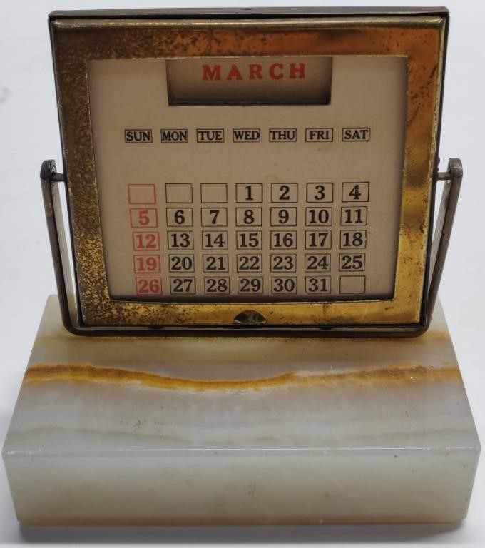 Vintage Desk Calendar