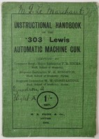 1915 Military Lewis Machine Gun Handbook
