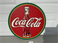 Coca Cola round sign on aspenite GSW.39 (24")