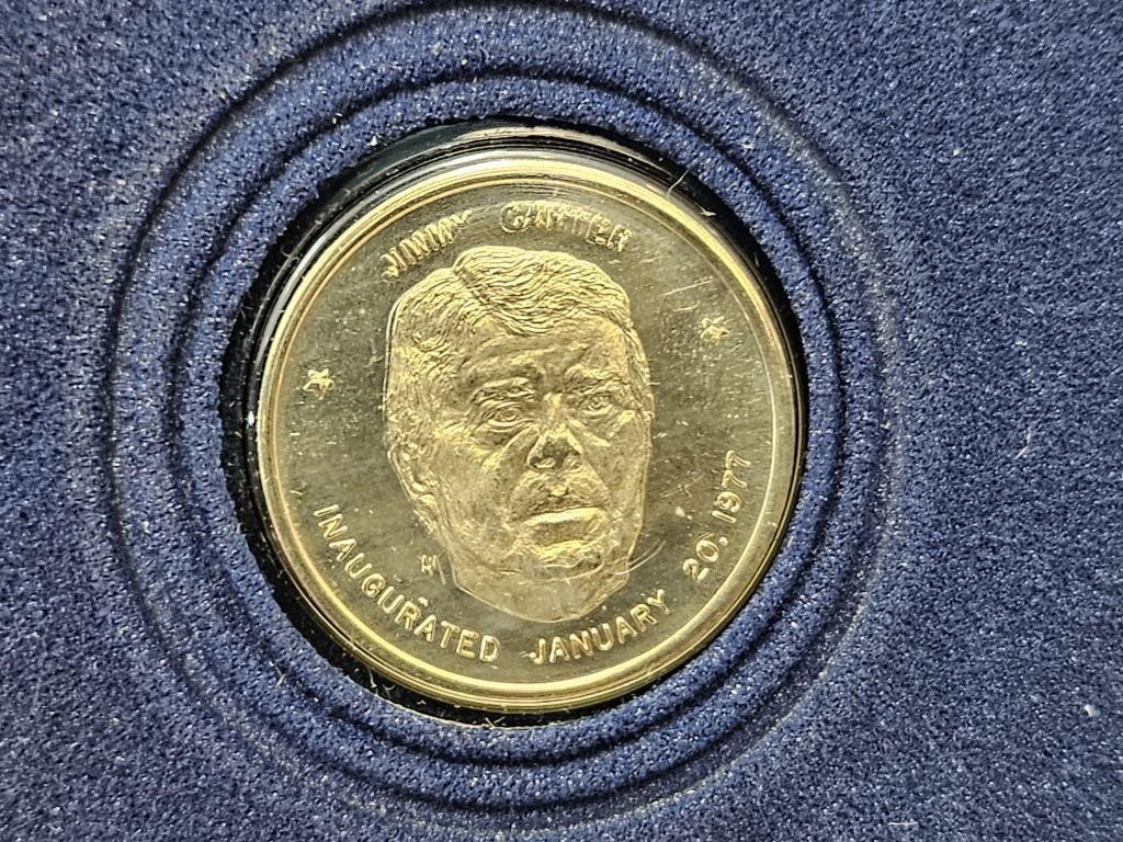 Gold Presidential Carter Inaugral 45 Grains 10Kt.