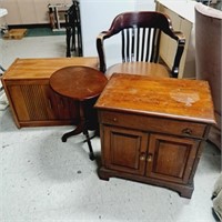 Desk Chair, Pennsylvania House Stand, Table