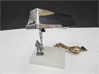 Vintage Art Deco Desk Lamp Missing Bat 8.25"