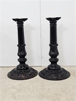 HEAVY CAST IRON TABLE BASES - 28.25" TALL X 15" DI