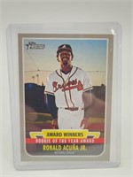 Topps Heritage Ronald Acuna Jr Base AW-6 Card