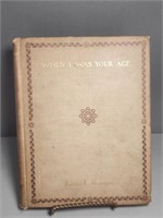 1894 " WHEN I WAS YOUR AGE" Book, L. RICHARDS