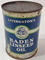 Baden Linseed Oil Can w/ Contents