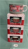 Coca Cola coffee mugs (3)