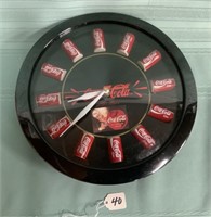 Coca Cola Quartz Battery clock