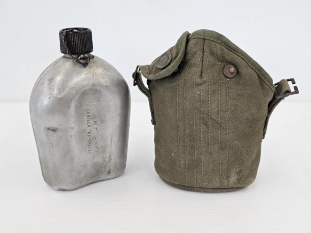 1957 C.M.F. CANADIAN MILITARY CANTEEN WITH CASE