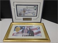Framed First Day Stamp & The Inspectors