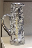 Silver Overlay Pitcher