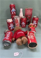 Coke cans w/ Bears & Radio