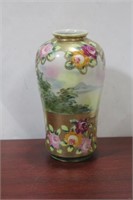 A Handpainted Nippon Vase
