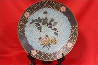 A Japanese Cloisonne Plate