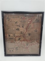 1965 TREASURE MAP/ SUNKEN & BURIED TREASURES
