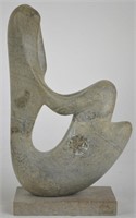 MODERN ABSTRACT STONE SCULPTURE SIGNED