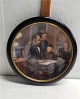 Vintage Plate The Family Man Abraham Lincoln