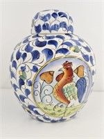 CHINESE GINGER JAR  - YEAR OF THE ROOSTER
