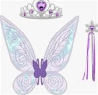 (Sealed/New)Butterfly Fairy Wings w/t Crown Fairy