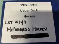 1992-1993 McDonald's Hockey Cards (170 cards)