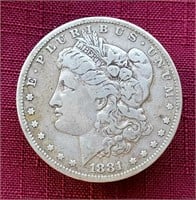 1881-O US Morgan Silver Dollar Coin