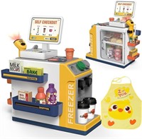 JoyGrow 47PCS Cash Register Playset for Kids