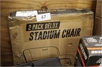 2pk deluxe stadium chairs