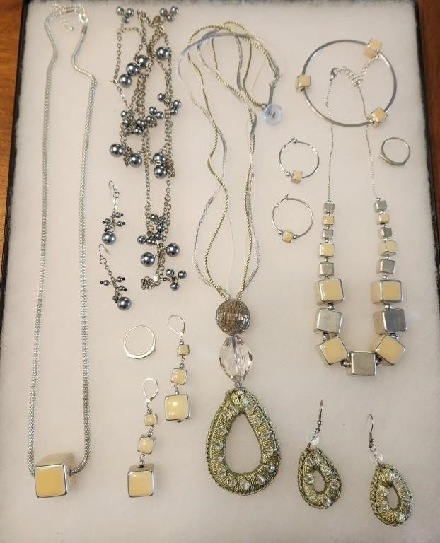Modernist Style Costume Jewelry Sets