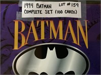 Batman 1994 complete set (100 cards)
