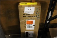 10-gun folding rack