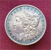 High Grade 1882-P US Morgan Silver Dollar Coin