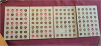 Lincoln Penny Coin Album With 111 Wheat Pennies