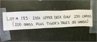 2001 Upper Deck Golf 230 cards